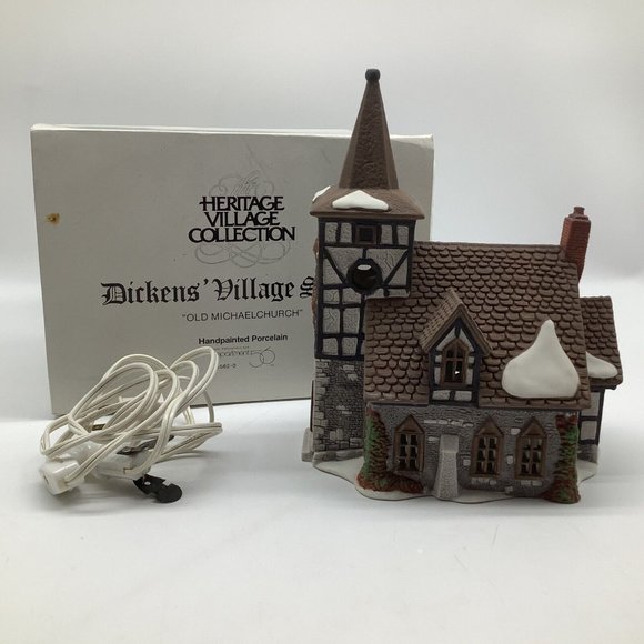 Dept. 56 "Old Michaelchurch" Heritage Village Collection House - Picture 5 of 12